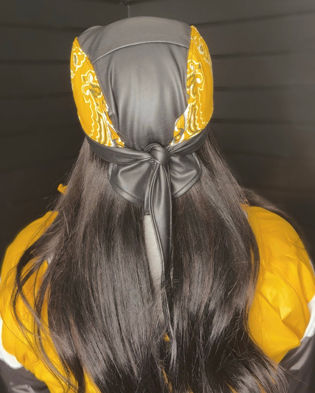 Black & Bold Cap — back view
