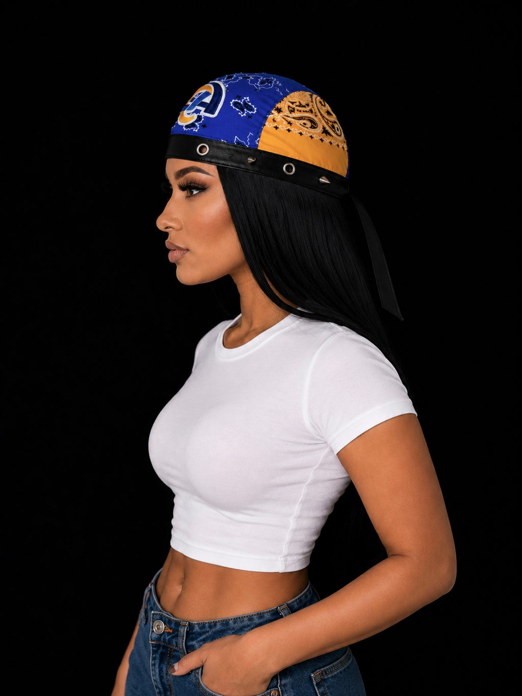 LA Royal Cap - side view